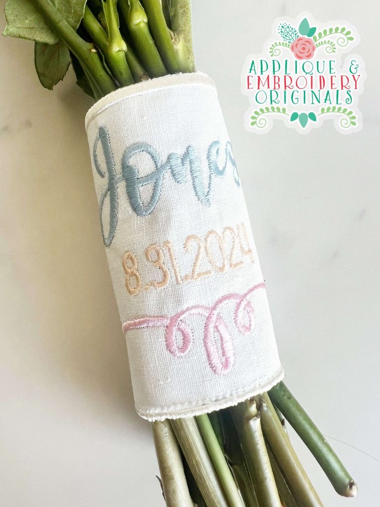 3930 Bouquet Wrap 4 In-The-Hoop Design - Image 4