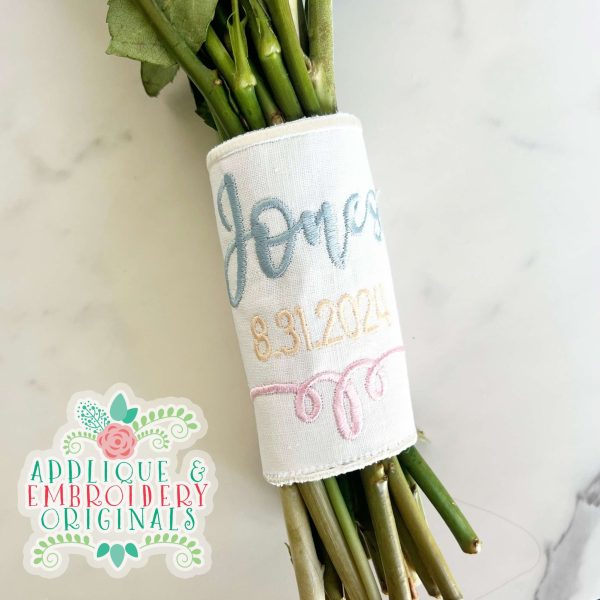 3930 Bouquet Wrap 4 In-The-Hoop Design - Image 2