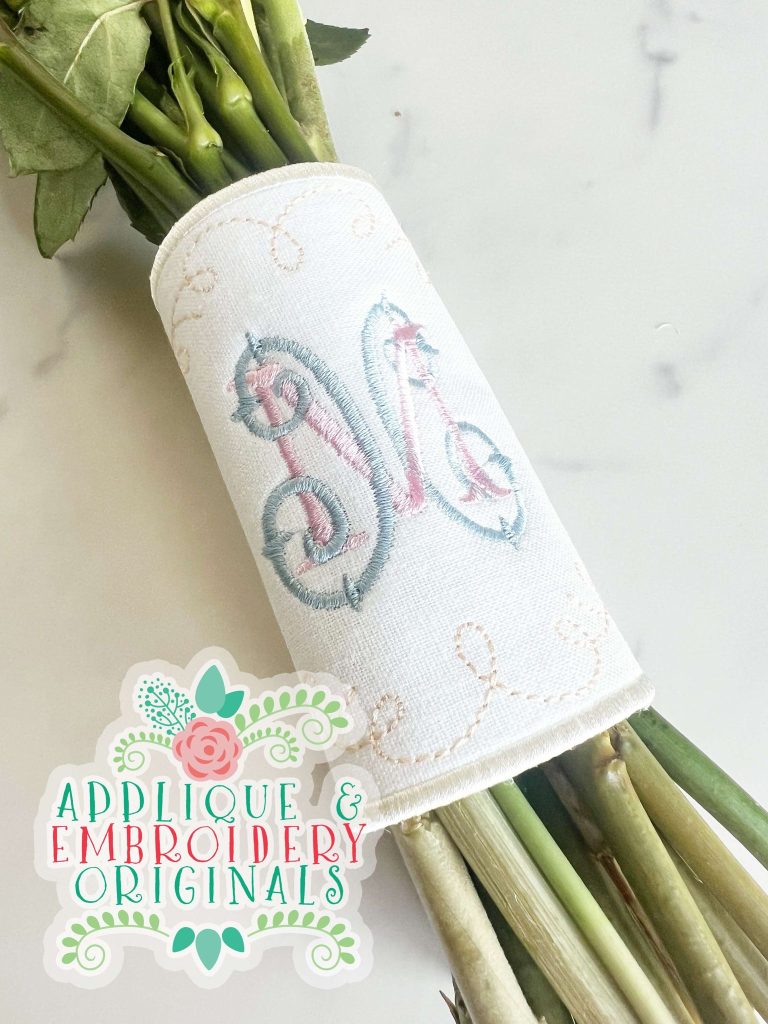 3933 Bouquet Wrap 8 In-The-Hoop Design - Image 2