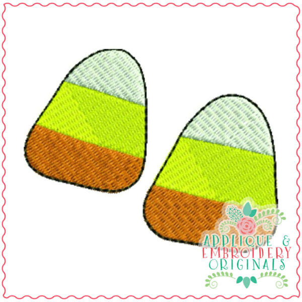 3996 Candy Corn Mini Embroidery Design