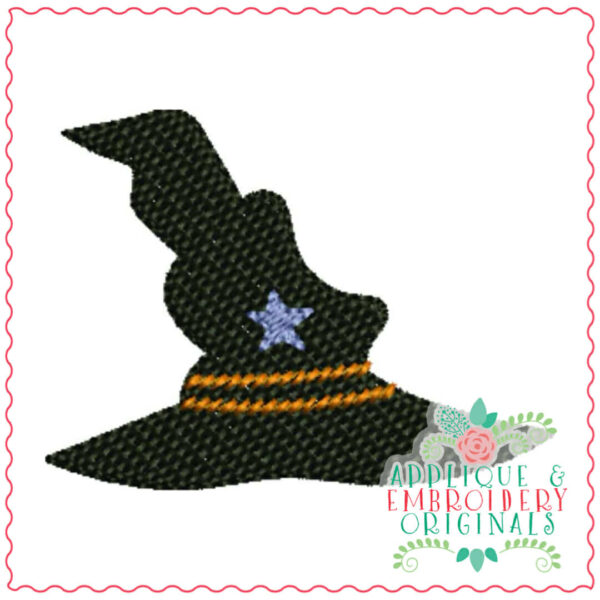 4010 Witch Hat 2 Mini Embroidery Design