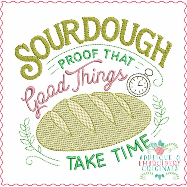 4031 Good Things Embroidery Design - Image 2