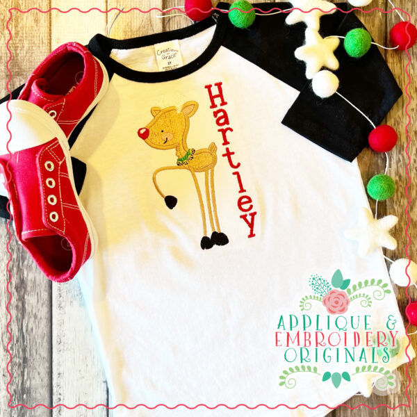 4081 Rudolph Long Leg Applique Design - Image 3