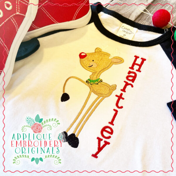 4081 Rudolph Long Leg Applique Design - Image 2