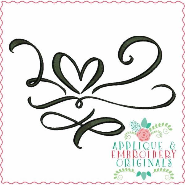 4224 Heart 8 Embroidery Design - Image 3